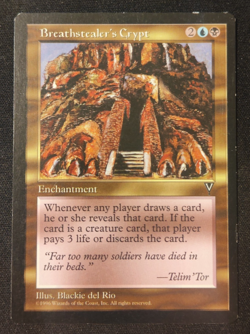 MTG BREATHSTEALER'S CRYPT!! Visions!! LP-MP!!!! Magic the Gathering!! - Image 1