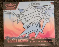 Pokemon Center Mega Evolution Chaos Rising Elite Trainer Box PC ETB - IN HAND - Image 1