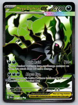 Mega Darkrai ex 101/084 - ME05 Pitch Black - Pokemon TCG - NM - Image 1