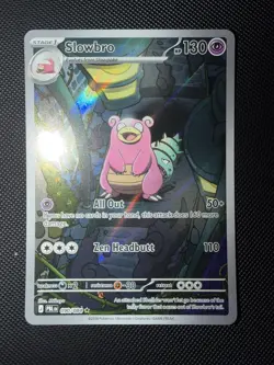 Pokemon TCG IR Slowbro 90/84 Mega Evolutions Pitch Black Holo NM English - Image 1