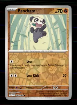 Pancham 85/142 Common Stellar Crown Pokemon Reverse Holo Near Mint - Image 1