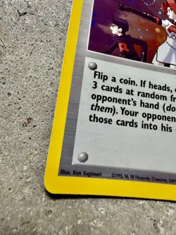 Pokemon The Rocket’s Trap 19/132 Holo Rare Swirl Gym Heroes WOTC 2000 - Image 2