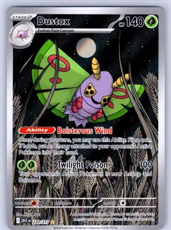 Dustox 220/217 Illustration Rare Ascended Heroes Pokemon Holo Near Mint - Image 1