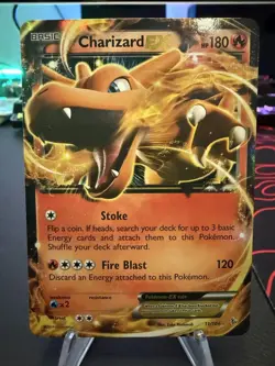 Pokemon TCG Charizard EX 11/106 Ultra Rare Light Play (LP) XY Flash Fire - Image 1