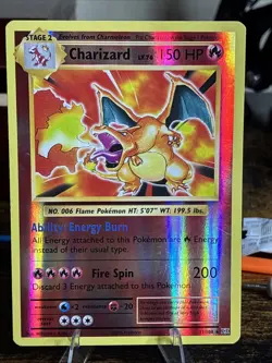 Pokemon TCG Charizard 11/108 Rare Reverse Holo XY: Evolutions LP - Image 1