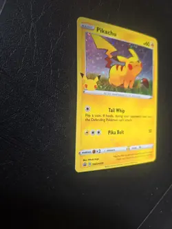 Pokemon TCG General Mills Promo Holo Pikachu SWSH039 25th Anniversary Stamp - Image 5