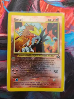 Pokemon Entei Black Star Promo Movie Reverse Holo 34 LP - Image 1