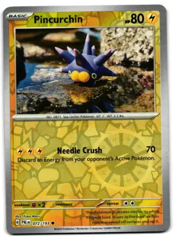 Pincurchin 072/193 - 🌊 Paldea Evolved Common Pokemon TCG Reverse Holo 🖤 - LP - Image 1