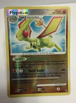 Pokemon TCG Flygon 5/132 Reverse Holo Secret Wonders LP/MP - Image 1