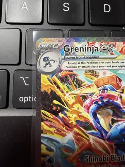 2024 POKEMON GRENINJA EX TWILIGHT MASQUERADE SPECIAL ILLUSTRATION #214/167! MINT - Image 2