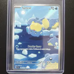 Pokemon Spheal 199/191 Sv08 Surging Sparks Illustration Rare - Image 1
