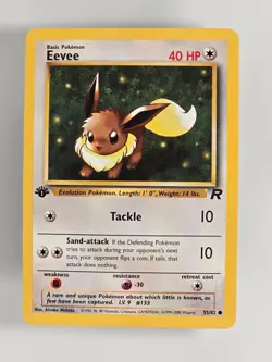 Eevee 55/82 - 1st Edition , C - Team Rocket - LP - illus. Nishida - Image 1