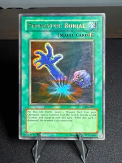 Konami Premature Burial PSV-037 Pharaoh's Servant Ultra Rare Holo Eng Unlimited - Image 1