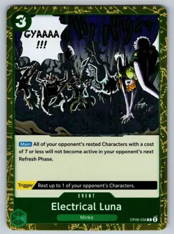 Electrical Luna OP08-036 Rare Two Legends One Piece Foil Near Mint - Image 1