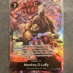 Monkey D. Luffy OP04-090 Kingdoms of Intrigue Alt Art Foil Secret Rare EN - Image 1