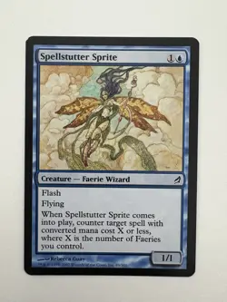 Spellstutter Sprite MTG Magic the Gathering Card LP Lightly Played LRW - Image 1