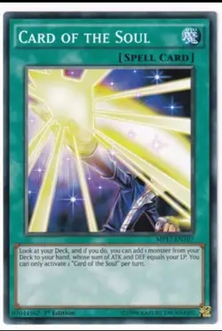 Card of the Soul MP17-EN107 Common - 1st Edition NM Yugioh - Image 1