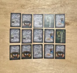 VTG MTG Faerie Rogue Token Lot Of 15 Morning Tide 1/1 Creature Flying Jim Nelson - Image 2