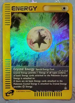 Crystal Energy 146/147 Aquapolis Reverse Holo Pokemon Card VLP - Image 1
