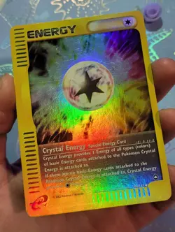 Crystal Energy 146/147 Aquapolis Reverse Holo Pokemon Card VLP - Image 3