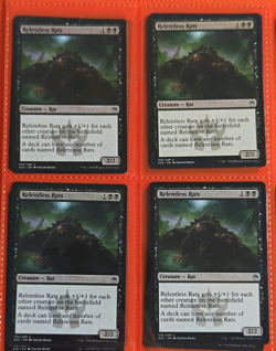 Magic: The Gathering Relentless Rats 105/249 A25 x8 English Regular - Image 1