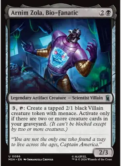 Arnim Zola, Bio-Fanatic #86 Marvel Super Heroes NM - Image 1