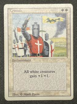 MTG Revised Edition Crusade - Banned - HP - Vintage - Image 1