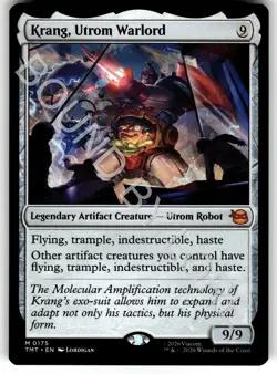 Krang, Utrom Warlord 0175 TMNT Magic: The Gathering NM - Image 1