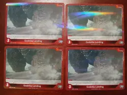 Godzilla Card Game TCG EBP01-030 R Rare Foil Godzilla Landing (1 Copy) - Image 1