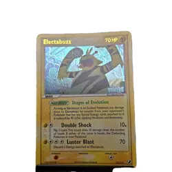 2005 ERROR Electabuzz 22/115 EX Unseen Forces Reverse Holo Stamped HOLO STIFT - Image 5