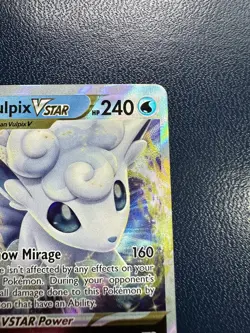 Alolan Vulpix VSTAR 034/195 Holo - Pokemon Silver Tempest NM - Image 3