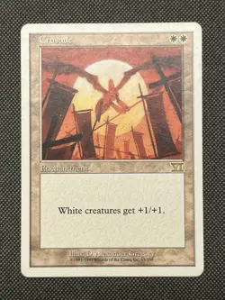 Crusade *Rare* Magic MtG x1 Sixth 6th Edition Moderate Play - Image 1