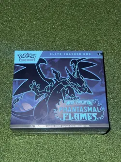 Pokemon TCG Mega Evolution Phantasmal Flames Elite Trainer Box ETB New & Sealed - Image 1