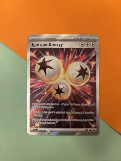 Pokemon TCG Special Energy Ignition Energy #124 Phantasmal Flames Ultra Rare M - Image 1