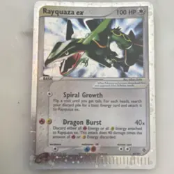 The Pokemon Company Rayquaza ex 97/97 Dragon Holo Ultra Rare English 100 HP - Image 1