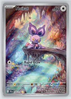 Pokemon SV09: Journey Together #169/159 Noibat NM - Image 1