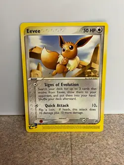 2003 Pokemon Eevee TCG Card 63/100 Sandstorm Regular Non-Holo NM - Image 1