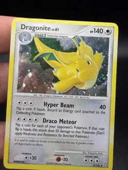 Pokemon Dragonite 140 HP Holo Rare Legends Awakened SWIRL 🌀 2/146 LP HW3 - Image 3