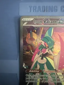 Pokemon TCG Iron Valiant EX Paradox Rift 249/182 Special Illustration Rare - Image 2