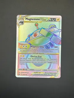 198/196 Magnezone VSTAR (Secret) SWSH11: Lost Origin NM Pokemon Card TCG - Image 1