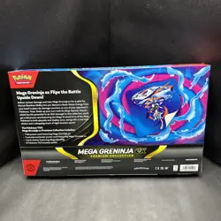 *NEW FACTORY SEALED Pokemon TCG Mega Greninja EX Premium Collection (8 packs) - Image 2