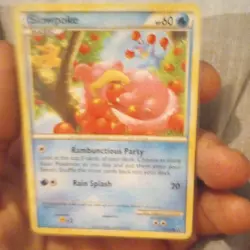 Pokemon TCG 2010 Undaunted Slowpoke 66/90 EN Common Regular 60 HP Basic - Image 1