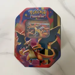 Pokemon TCG Mega Charizard Tin Promo Metal Tin English 2026 1 Box - Image 1
