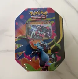 Pokemon Trading Card Game Mega Charizard Tin Box Promo English 2025 1 Box - Image 1