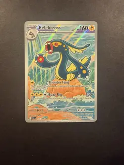 2025 POKEMON Eelektross Black Bolt 115/86 Illustration Rare NM - Image 1