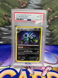 2012 POKEMON B & W HYDREIGON-HOLO NEXT DESTINIES #103 PSA NM-MT+ 8.5 - Image 1