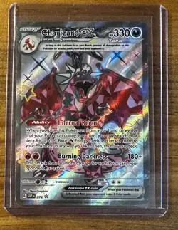 Pokemon TCG Promo Charizard EX #74 Scarlet and Violet Black Star Promo - Image 1
