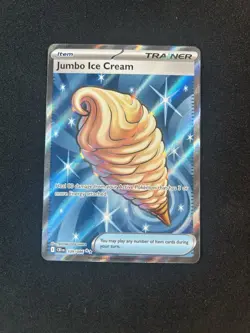 Pokemon Jumbo Ice Cream Chaos Rising Full Art Holo English 109/086 - Image 2