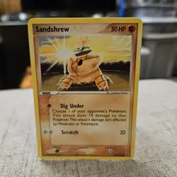 Sandshrew Pokemon TCG EX Delta Species Common Card #82/113 - Image 1