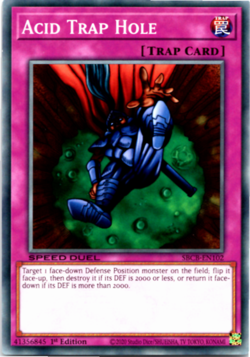 Acid Trap Hole SBCB-EN102 - Common - 1st Edition Yugioh - Image 1